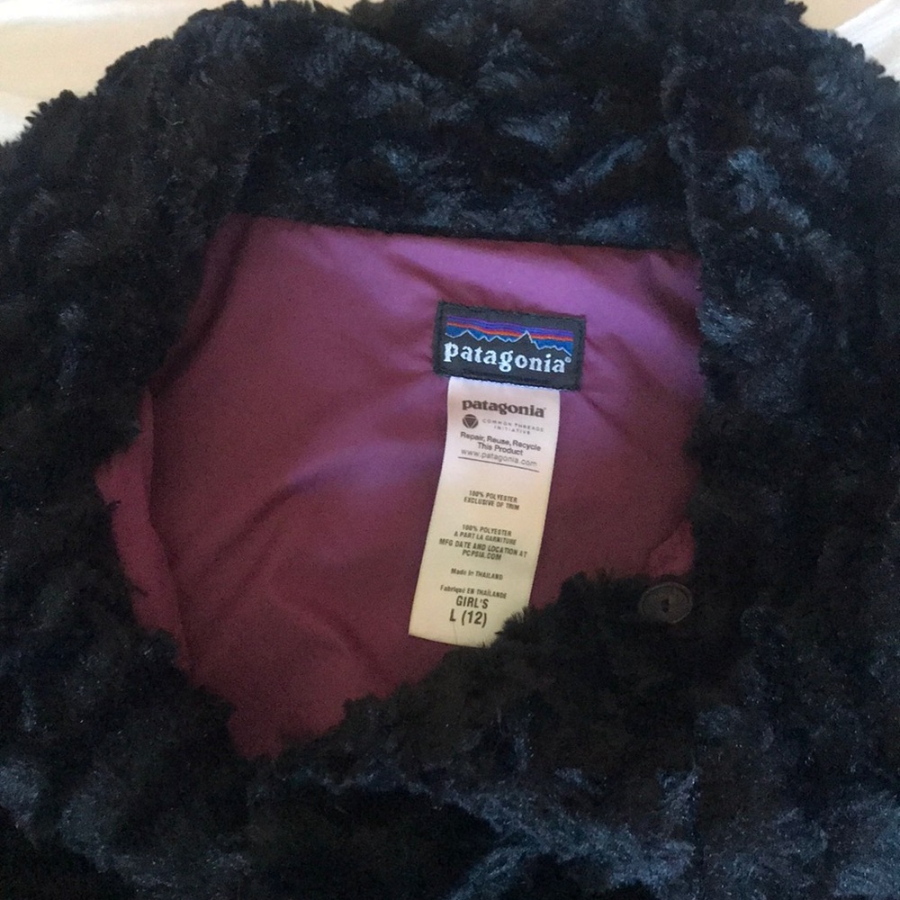 Patagonia faux fur jacket